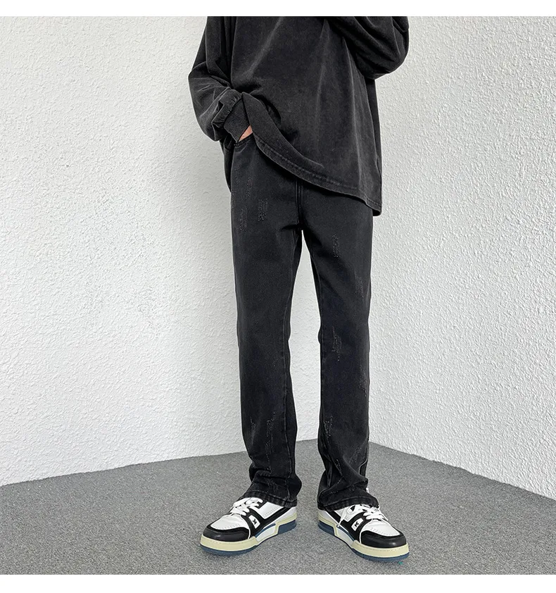 Title 11, Jeans casuales para hombre estilo Hong Kong con...