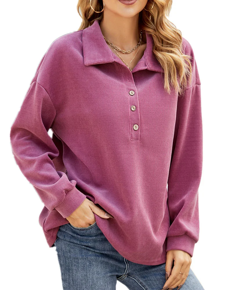 Title 7, Loose Open Chest Batwing Long Sleeve Lapel Wome...