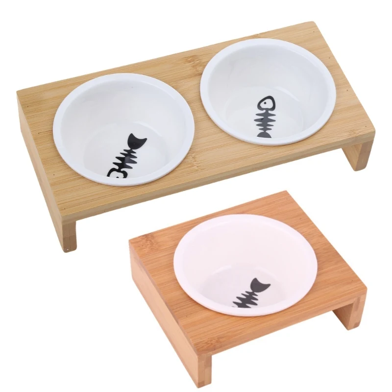 Title 3, Pet Feeder Dish Dog Feeding Dish Cat Food Dish ...