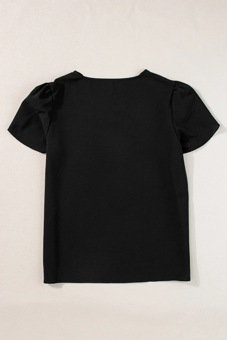 Title 5, New Solid Color Pullover T-shirt for Women, com...