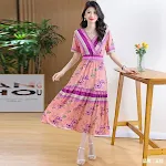 Summer Young Noil poplin jurk voor de zomer, lichtgewicht en luchtig, perfect voor warme dagen, comfortabel en stijlvol, ideaal voor elke gelegenheid. — foto 2