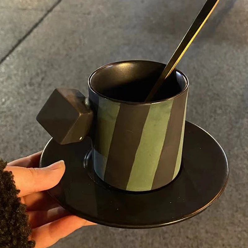 Title 5, Hand Frosted Coffee Cup and Saucer Set. Enjoy y...