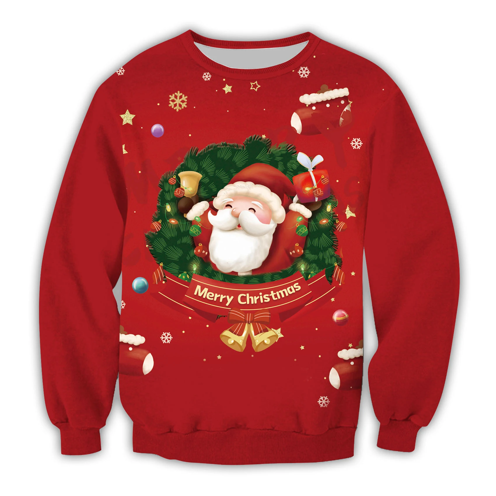 Moletom de Natal com impressão digital 3D — foto 13