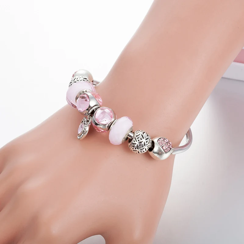 Pulseira pingente de pêssego de pêssego DIY — foto 3