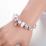 Pulseira pingente de pêssego de pêssego DIY — foto 3