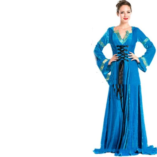 Title 6, Halloween COS Ball Queen Dress Evening Gown, a ...