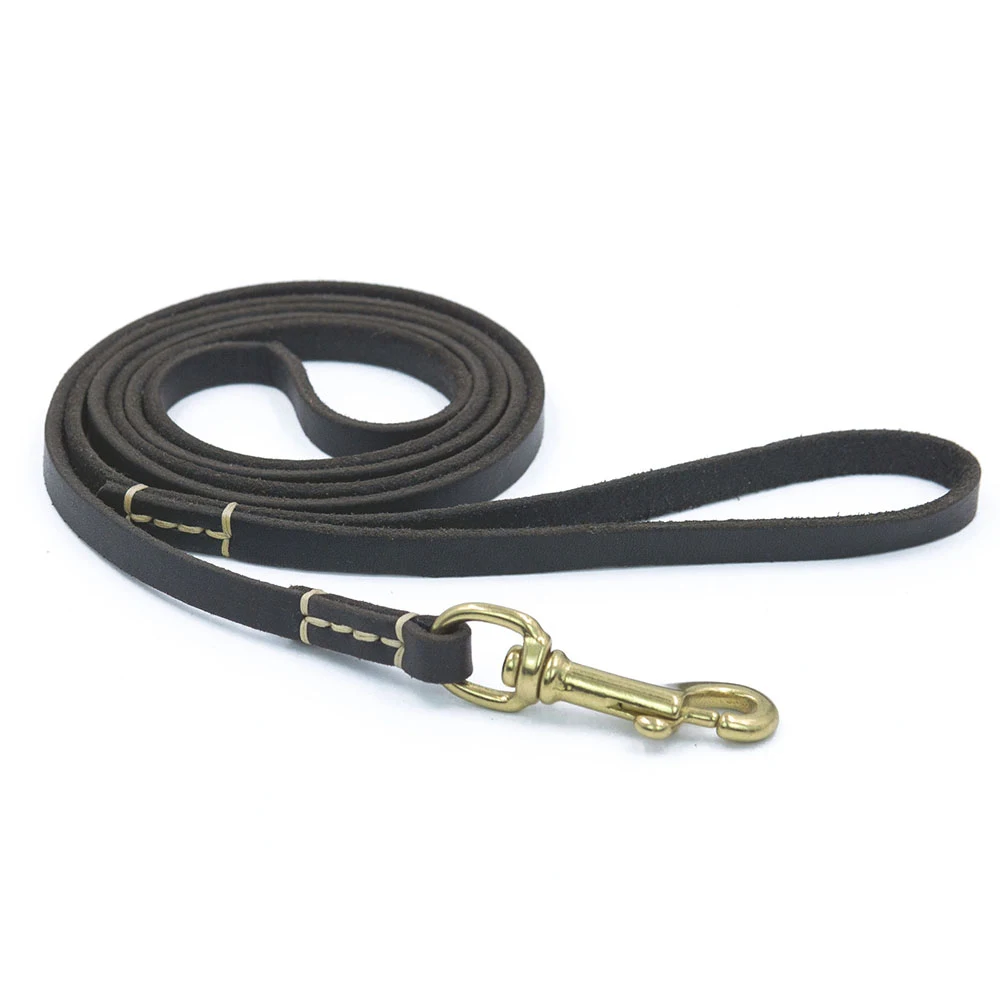 Title 3, Genuine Leather Dog Leash Quality Handmade Dura...