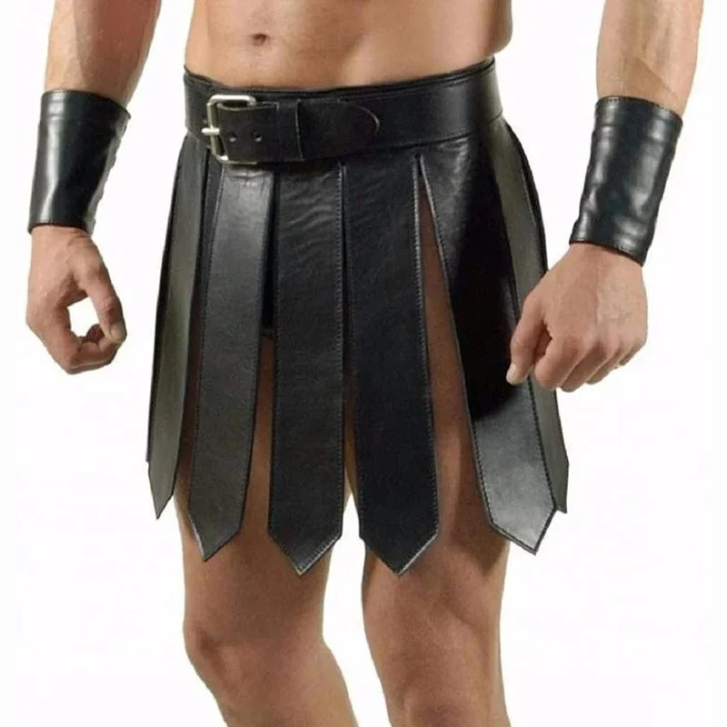 Title 4, Mens Medieval Roman Skirt Samurai Cosplay Cost...