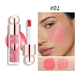 Liquid blush and natural highlighter for a radiant glow. Adds a touch of color and subtle shimmer for fresh, luminous ch — photo 7