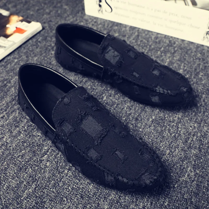 Title 5, Trendige, atmungsaktive Canvas-Schuhe für Herre...