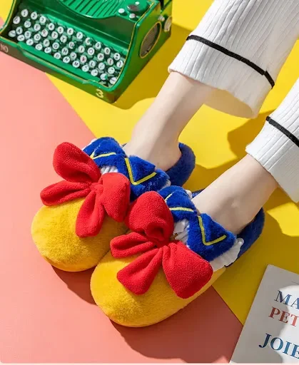 Title 6, Zapatillas de algodón Douyin para mujer, adorab...