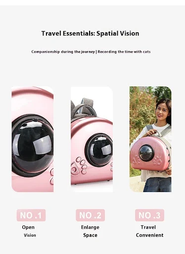 Title 22, Transparent Space Capsule Pet Portable Breathab...