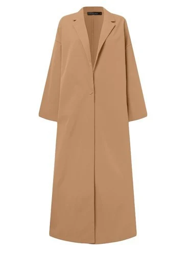 Title 7, Fashionable Chinese Style Solid Color Long Tren...