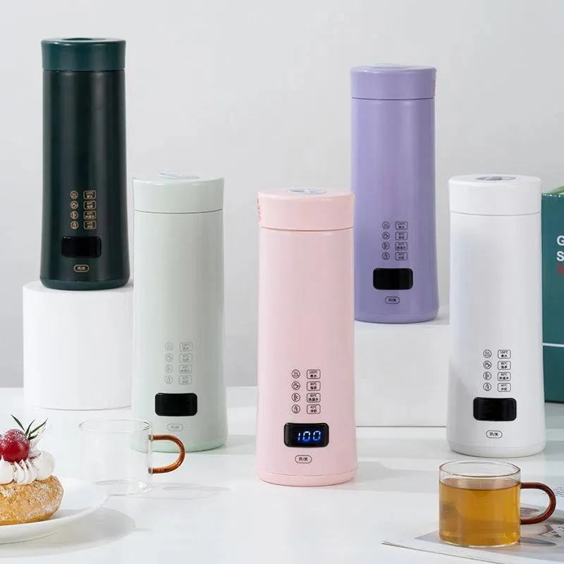 Electric kettle with integrated insulated cup. Enjoy hot drinks on the go, featuring quick boiling and excellent thermal — photo 11