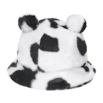 Leopard print beer oren pluche vissershoed — foto 4