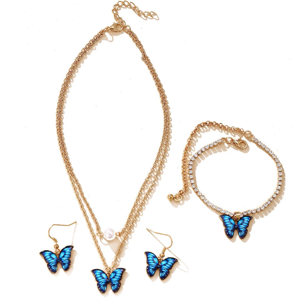 Title 5, Conjunto Combinado Brinco Colar Pulseira Elegân...