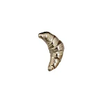Broche Corsage Croissant Feminino de Alta Qualidade, Prata. Um distintivo de casal com design sofisticado, perfeito para elevar seu estilo. — foto 1