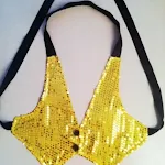 Colete halter com lantejoulas e cadarço para o Ano Novo, perfeito para brilhar e celebrar com elegância nas festas. — foto 24
