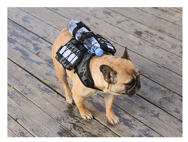 Title 12, Pet Dog Chest Backpack Carrier Camouflage Porta...