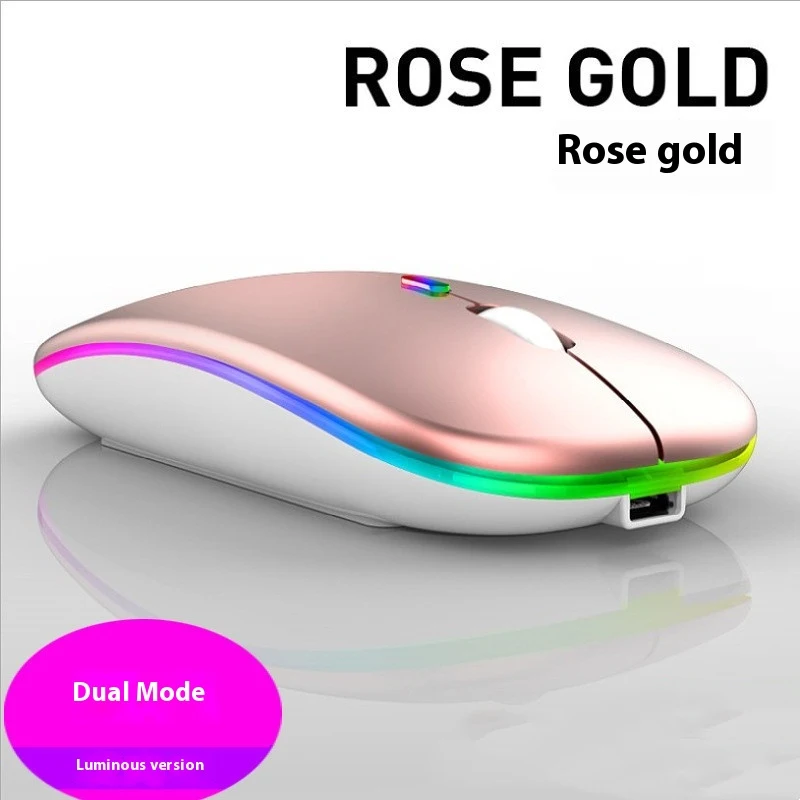 Bluetooth Dual-mode Wireless Mouse Charging Mute Experience wireless freedom, easy charging, and silent clicks for smoot — photo 5