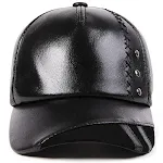 Casual Sheepskin Korean Style Baseball Cap Genuine Leather. Experience comfort and style with this premium, authentic le — photo 10