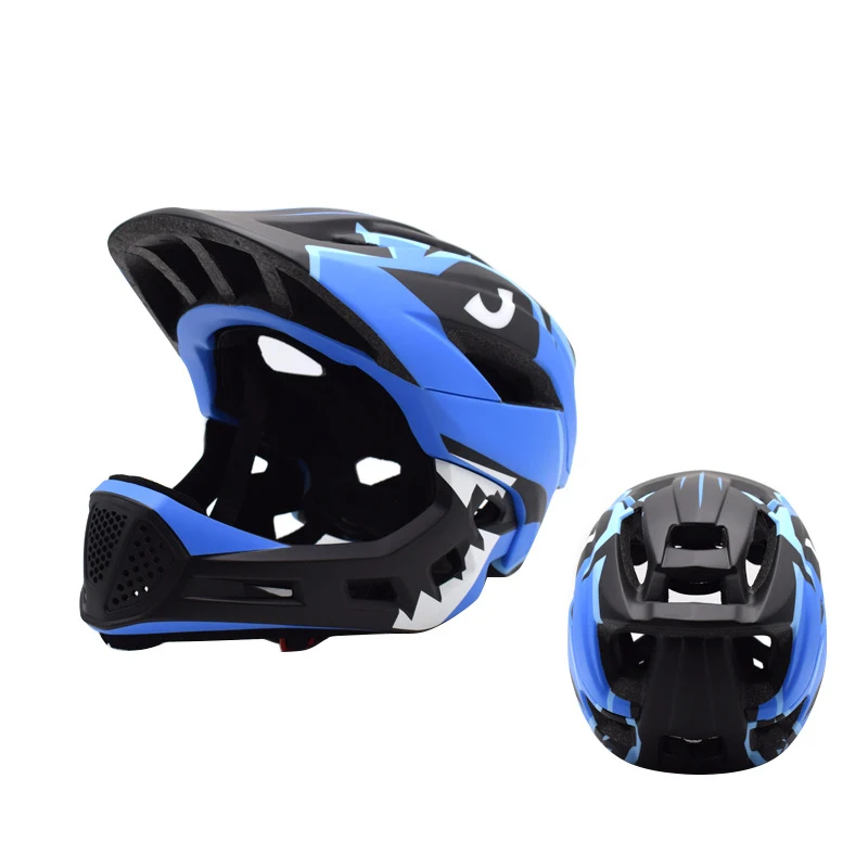 Capacete infantil de equilíbrio para bicicleta e patinete proteção facial total esportes ciclismo seguro — foto 1