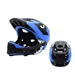 Capacete infantil de equilíbrio para bicicleta e patinete proteção facial total esportes ciclismo seguro — foto 1