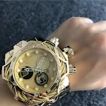 Reloj de cuarzo con correa de acero y esfera grande para hombre, fácil lectura y durabilidad. Diseño elegante para uso diario. — foto 2