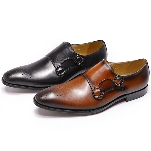 Title 4, Casual Mens Shoes with Double-Breasted Top Lay...