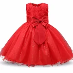 Rose Kinderkleid für Mädchen, ideal für besondere Anlässe und den Alltag. Bequem, stilvoll und mit einzigartigem Design. — foto 1