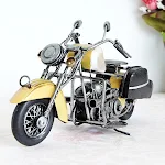 Metal Iron Motorcycle Model Retro Distressed. Perfect vintage decor. A unique gift for motorcycle enthusiasts and collec — photo 15