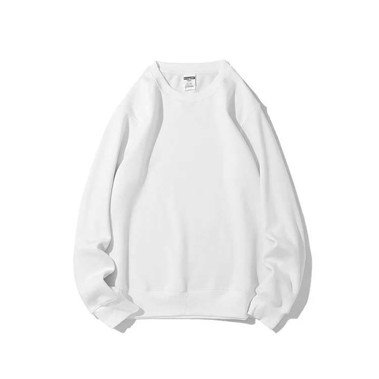Pullover mit Rundhalsausschnitt, lockerer, lässiger, einfarbiger Pullover aus Samt — foto 4