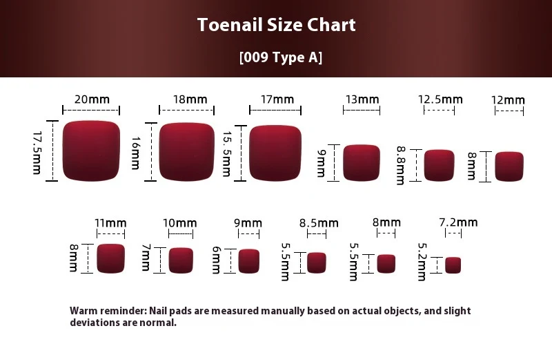 Title 1, Wine red wear nail sticker finished product. Ac...
