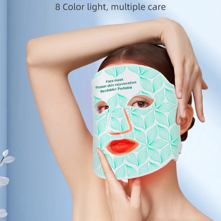 Photonische Silicagel Gesichtsmaske Instrument Multifunktions-Verjüngungslampe für strahlende Haut und Anti-Aging-Effekte. — foto 1