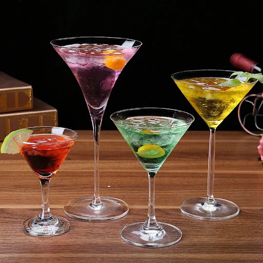 Title 5, Crystal Cocktail Glass Martini Triangle Cup
