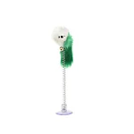 With Mini Bell Mouse Toy Mouse Cat Toy Cartoon Feather Rod Pet Cat Toy Stick Interactive Cat Toy Sucker Spring — photo 2