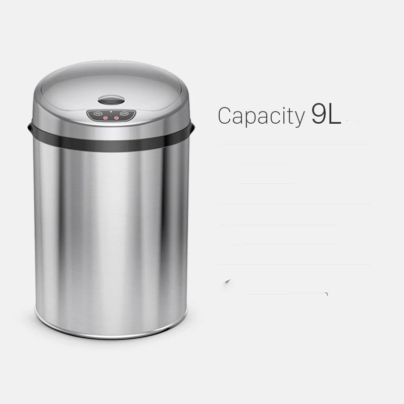 Automatic Smart Sensor Trash Can Commercial Large. Hands-free operation, hygienic waste disposal, perfect for high-traff — photo 7