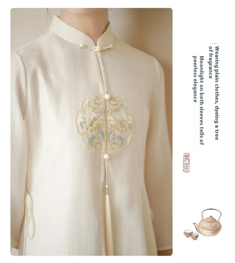 Title 11, Retro Gentle Zen New Chinese Style Dress