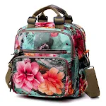 Contrasting Color Oxford One-Shoulder Diagonal Double-Back Multipurpose Bag. Stylish and versatile, perfect for everyday — photo 23