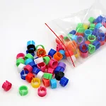 100Pcs Birds Feet Ring Plastic Clip Rings for Birds Pigeon Quail Foot Ring Farm Animal Carrier Pigeon Accessories Bird S — photo 6