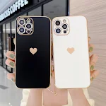 Capa para casal Xs78p com eletrodeposição fosca, pequeno amor. Proteção e estilo, presente ideal para casais apaixonados. — foto 3
