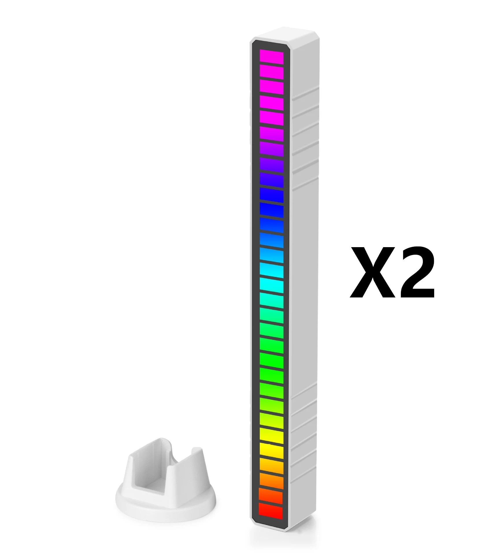 Barra de Luces LED con Control de Sonido RGB para Ambiente Musical. Lámpara USB de bajo consumo con efectos rítmicos y coloridos, ideal para crear atmósferas vibrantes. — foto 14