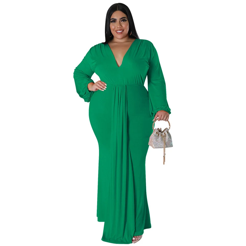 Women's Long Sleeve Pleated Dress — photo 9