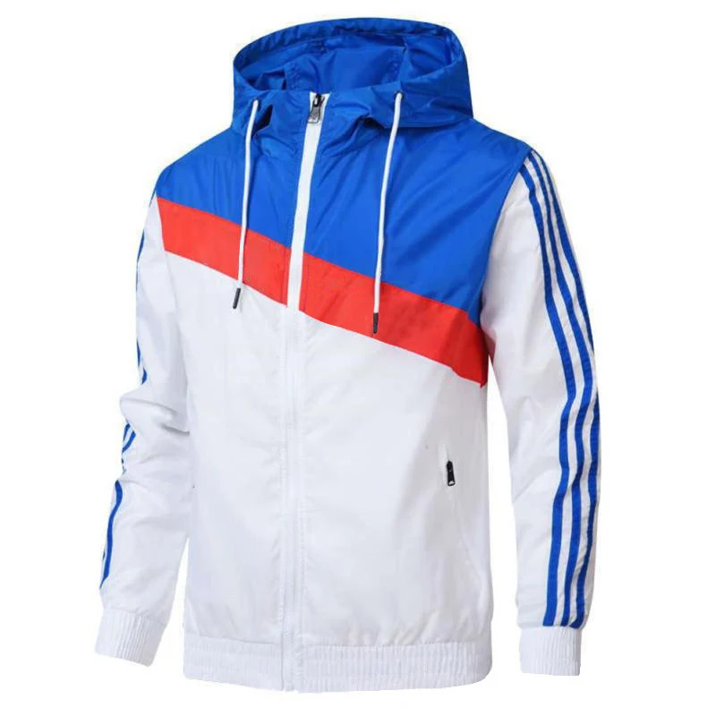 Title 2, New Mens & Womens Color Block Casual Hooded J...