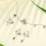 Colar de prata 925 do Mágico de Oz para mulheres. Um acessório encantador e elegante, perfeito para presentear e expressar sua paixão pelo filme. — foto 8