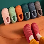 Pantofole termiche semplici in peluche da uomo e donna, calde e confortevoli per i tuoi piedi, perfette per stare a casa. — foto 9