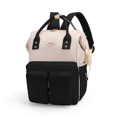 Mochila Mommy Bag Portátil Ombro Duplo Grande Capacidade Multifuncional para Gestantes e acessórios do bebê. — foto 5