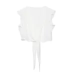 Cotton and knotted shirt, comfortable and stylish. Perfect for casual or sophisticated looks, soft and breathable, ideal — photo 2