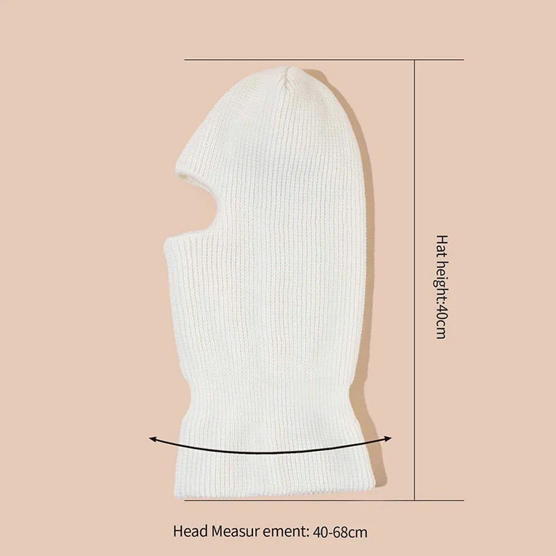 Gorro de cabeça térmico de inverno com máscara integrada de malha, ideal para frio extremo. Conforto e proteção contra o vento e a neve. — foto 4