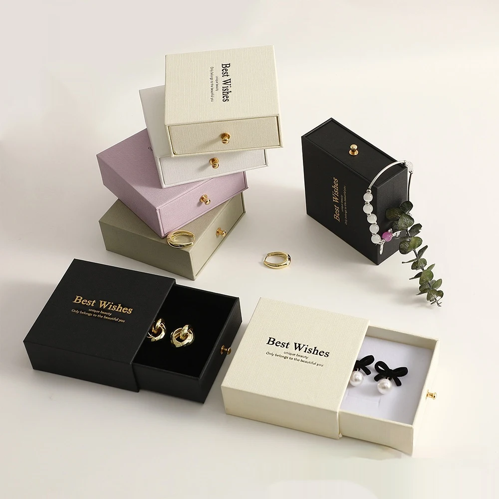 Title 4, Lotus Pattern Drawer Jewelry Box for Necklaces ...